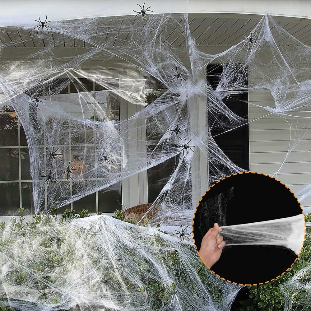 Halloween Spider Web Decoration